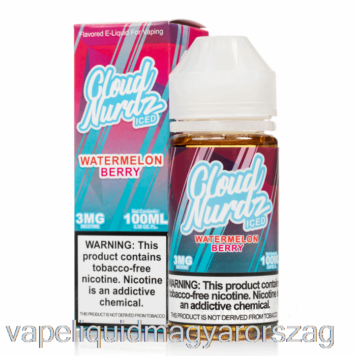 Jeges Görögdinnye Bogyó - Felhő Nurdz - 100ml 6mg Vape Toll